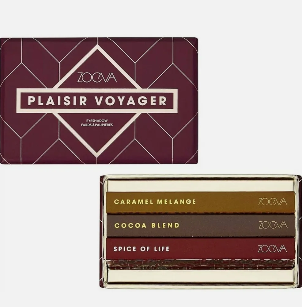 NEW Zoeva Plaisir Voyager Eyeshadow Palette Set 3 pcs